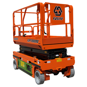 Plateforme de travail aérienne hydraulique 6m, nacelle élévatrice mobile à ciseaux autopropulsée pour la construction FZPT0608D, machines de levage FZPT0608D FZPT0608D - Product Image 1