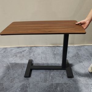 Table <span class=keywords><strong>d</strong></span>'appoint moderne à hauteur réglable populaire bureau à café mobile pliant prix bon marché Table <span class=keywords><strong>d</strong></span>'appoint en bois - Product Image 6