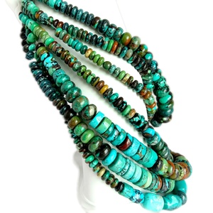 ลูกปัดเทอร์ควอยซ์ธรรมชาติ ตัวคั่นลูกปัดเทอร์ควอยซ์ ลูกปัดตกแต่ง - Product Image 4