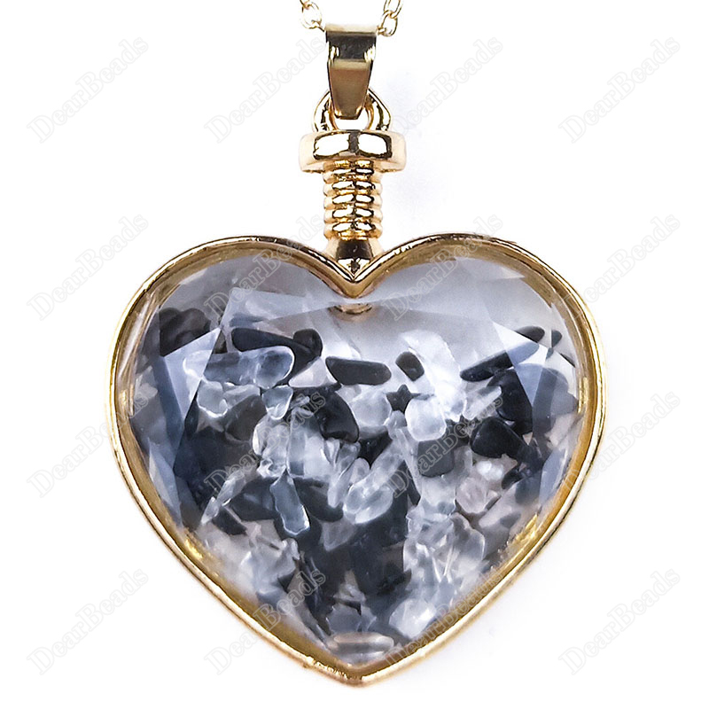 Nero onice e quarzo chiaro