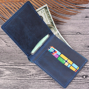 <span class=keywords><strong>Portafoglio</strong></span> rustico in vera <span class=keywords><strong>pelle</strong></span> Ultra semplice Design <span class=keywords><strong>portafoglio</strong></span> <span class=keywords><strong>uomo</strong></span> 6 colori in magazzino per piccolo ordine - Product Image 1