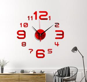 Đồng Hồ Treo Tường 3D Hiện Đại Nhãn Dán Đồng Hồ Treo Tường Đồng Hồ Bấm Lỗ Tự Làm Màu Đen Đơn Giản - Product Image 3