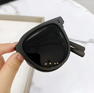 Nouvelles Lunettes de Soleil Ovales de Luxe Pliables pour l'Extérieur, Verres UV400, Légères, Protection Forte Contre la Lumière, pour Hommes et Femmes Adultes, Idéales pour la Conduite - Product Image 5