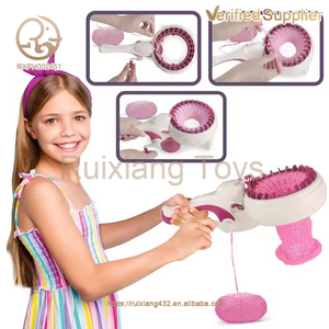 Sciarpa fatta a mano macchina <span class=keywords><strong>per</strong></span> maglieria giocattoli <span class=keywords><strong>per</strong></span> bambini finti intrecciati fai da te tessitura di plastica Unisex <span class=keywords><strong>per</strong></span> bambine - Product Image 5