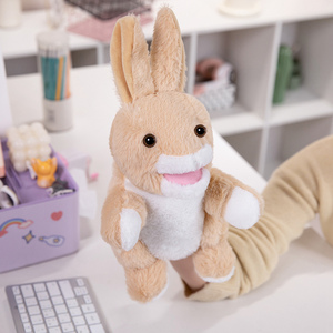 Mới nhất tùy chỉnh động vật rừng loạt tay con rối Đồ chơi thú nhồi bông đồ chơi cho trẻ em gấu trúc sang trọng - Product Image 4