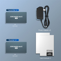 2026 HDMI KVM Extender über Netzwerk RJ45 IP RJ45 Ethernet USB für 200M Booster UTP/STP CAT5 CAT6 für Kamera