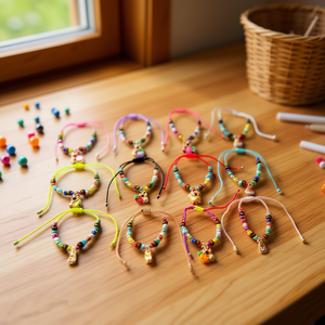 Bracelet Perlé Kapibala, Charme Coloré, Bijou Ajustable Tendance pour Enfants et Femmes - Product Image 2