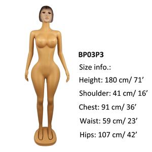 Mannequin Femme Voluptueux Grande Taille avec Fesses Brésiliennes Poitrine Généreuse, Tête Chauve, Maillot de Bain Bikini Slip Plage Sexy - Product Image 5