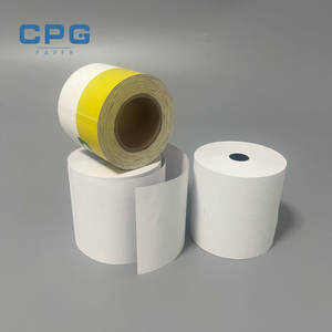 Papier thermique de haute qualité sans BPA pour caisse enregistreuse, rouleau de papier thermique pour distributeur automatique de billets/point de vente, 80x80mm, 57x40mm, papier thermique 80/80/12 sans noyau - Product Image 1