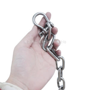 316 Stainless Steel Marine Anchor Chain with Imperial Center Loop Set <b>Shackles</b> 2m Yacht Winch Accessories - Product Image 3
