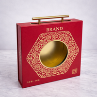 Boîte cadeau personnalisée en matériaux recyclés, finition mate, emballage rigide haut de gamme en métal pour produits de santé, ensemble d'assiettes multi-usages