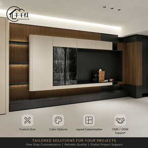Set di Mobili TV Personalizzati per Tutta la Casa, Unità TV Moderna a Parete con Ampio Spazio di Archiviazione, Arredamento per l'Intrattenimento Domestico - Product Image 5