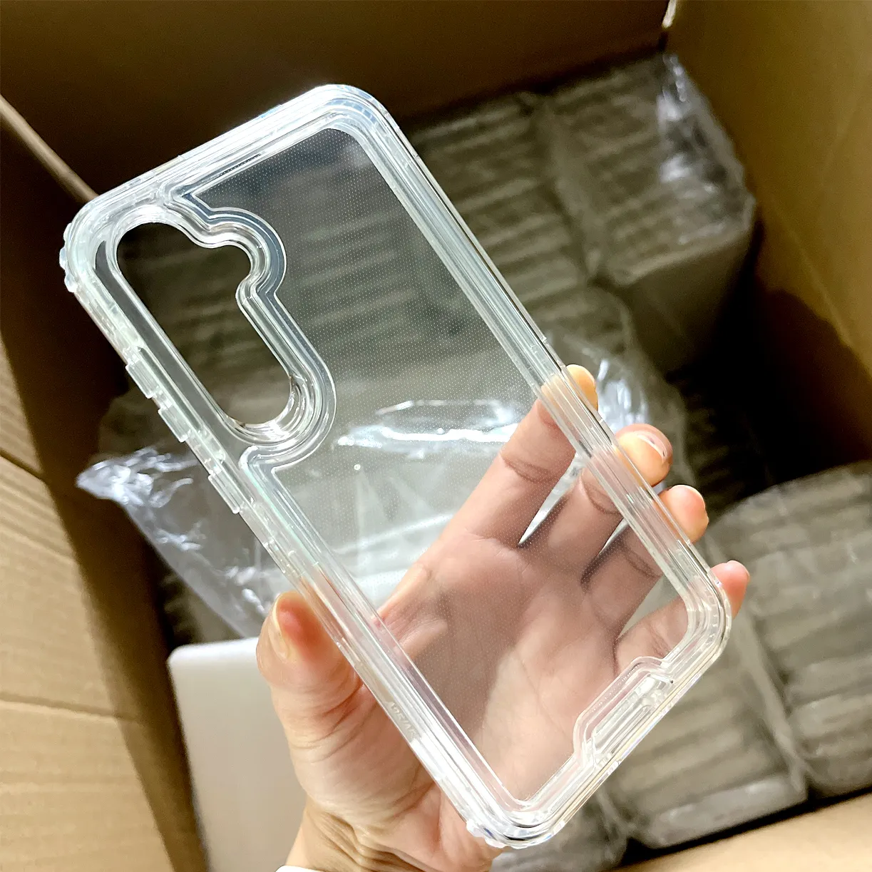 New Arrivals 360 Combo Phone Case For Samsung A55 5G A35 5G Robot 3 IN 1 Lining Shockproof Transparent Phone Case For Samsung