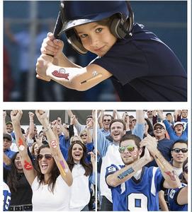 وشم مؤقت مخصص للمناسبات الرياضية _ شعار الفريق/فن الجسم _ مقاوم للماء و/أو غير مؤمن/متوفر طلب بالجملة - Product Image 4