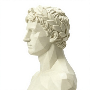Escultura de Busto de <span class=keywords><strong>Apolo</strong></span> Geométrica Personalizada al por Mayor, Estatua Abstracta de <span class=keywords><strong>Dios</strong></span> <span class=keywords><strong>Griego</strong></span> en Poliresina para Decoración de Arte en el Hogar u Oficina - Product Image 2
