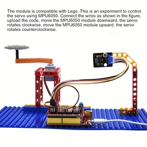 Módulo de giroscopio y acelerómetro de 6 ejes MPU6050, sensor IMU de seguimiento de movimiento 3D con interfaz I2C, para Arduino - Product Image 4