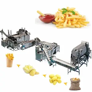 Fabrikprojekt ganze Produktionslinie Krispiskapfen kartoffelschnitzel Kartoffelchips-Herstellungsstätte