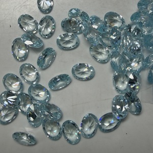 Wuzhou หินลูกบาศก์เซอร์โคเนียหินอความารีนสำหรับทำเครื่องประดับ - Product Image 3