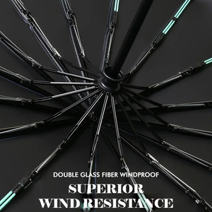 <span class=keywords><strong>Parapluie</strong></span> Automatique en Fibre de Verre à 12 Baleines pour Femme, Protection UV, Design Moderne, Imperméable, Vente en Gros de Haute Qualité - Product Image 4