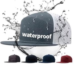 Gorra de Béisbol de 6 Paneles con Visera Plana, Bordado 3D con Logotipo Personalizado al por Mayor, de Poliéster Transpirable e Impermeable para Exteriores - Product Image 1