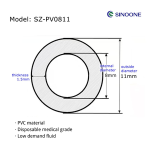 Bán buôn 8 mét ID nhựa y tế cấp PVC PU trong suốt rõ ràng sợi nước linh hoạt ống không khí rõ ràng PU Hose - Product Image 2
