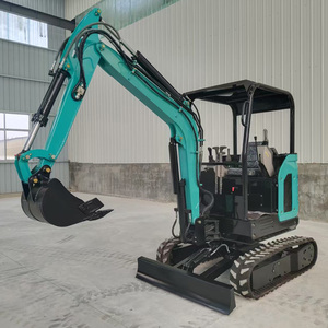 Mini-excavatrice 2,5T certifiée CE Stage V avec cabine et godet de terrassement étroit pour la construction agricole, marché européen, livraison gratuite - Product Image 2