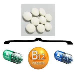 อาหารเสริมวิตามินบี,วิตามินบี B1 B2 B3 B5 B6 B12เม็ดแร่ธาตุเชิงซ้อน