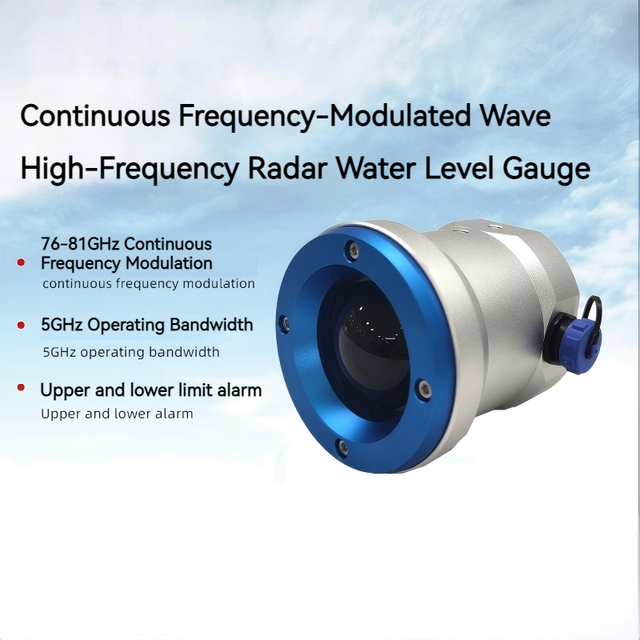 Radar Water Level Meter RS485 Non Contact Sensor for River Flood Warning and Hydrology Monitoring