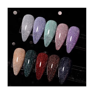<span class=keywords><strong>Vernis</strong></span> à ongles Lehchis <span class=keywords><strong>Flash</strong></span> Diamond Base Coat Fabricant OEM 1kg Glitter scintillant réfléchissant Glow in the Dark Color Base Gel - Product Image 4