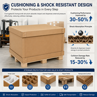 Cajas de Cartón Corrugado Resistentes e Impermeables, Directas de Fábrica, con Impresión en Relieve, para Mudanzas y Almacenamiento Temporal