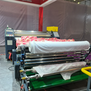 <span class=keywords><strong>Prensa</strong></span> de calor rotativa de tambor de aceite de 1.6/1.8 metros para sublimación de tela y transferencia térmica textil, venta al por mayor de fábrica - Product Image 1
