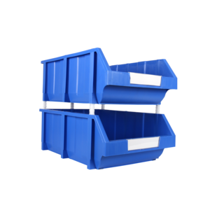 <span class=keywords><strong>Blu</strong></span> Heavy Duty Impilabile <span class=keywords><strong>In</strong></span> <span class=keywords><strong>Plastica</strong></span> di Piccole Parti di Contenitori di Stoccaggio - Product Image 5