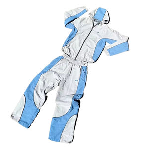 Tuta Sportiva OEM con Ricamo, Giacca con Zip e Pantaloni Jogger Personalizzabili in Nylon, <span class=keywords><strong>Completo</strong></span> Antivento per Attività all'Aperto da <span class=keywords><strong>Uomo</strong></span> - Product Image 1