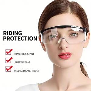 Lunettes de sécurité anti-poussière, anti-rayures, anti-buée, en polycarbonate, protection laser, monture en PVC, protection contre la poussière, travail - Product Image 5