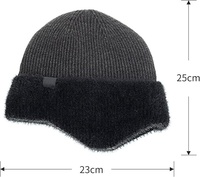 Casquette d'hiver unisexe de haute qualité avec logo de designer, chapeaux tricotés chauds personnalisés pour hommes et femmes, voyage en plein air quotidien, réglable