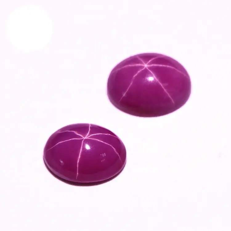 wuzhou gems oval shape full sizes brilliant cut gemstones synthetic star price pink sapphire starlight stone