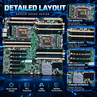 Untuk Motherboard Server Inspur NF5270M3 M2220 YZMB_00023_101, Dengan Pelindung I/O, Mainboard Asli Bekas
