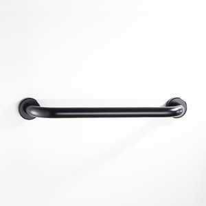 Barre d'appui en aluminium 30CM 40CM 50CM Noir Argent Poignée de sécurité antidérapante pour salle de bain pour personnes âgées - Product Image 1