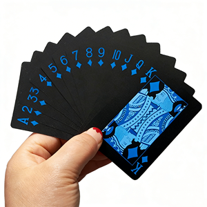 Carte da Gioco Personalizzate in Carta Stampata per Feste, Giochi di Gruppo per Famiglie, Produzione all'Ingrosso, Poker in Bulk per Adulti e Bambini, Blu - Product Image 1