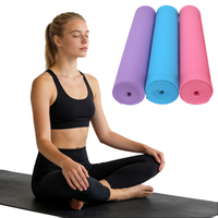 Tapis de yoga NBR personnalisé en usine, 183 cm extra-long, épaissi 8 mm, élargi pour la gym, la danse, le fitness, avec logo personnalisé