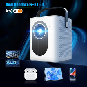 Projecteur T3, 1080P natif, 230 ANSI, Correction trapézoïdale électrique, Double WiFi+BT5.0, Android AOSP, Portable, Utilisation à domicile/en extérieur pour fêtes - Product Image 1
