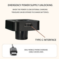 Serrure intelligente à empreintes digitales pour commodes, idéale pour bureaux, tables de chevet, armoires à chaussures, etc.