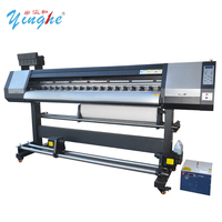 Impresora UV de Gran Formato YINGHE de 1.8m, Impresión Automática de Inyección de Tinta, Doble Cabezal, Alta Velocidad para Exhibición en Exteriores, Disponible en Almacén en el Extranjero