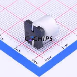 Condensateur électrolytique en aluminium SMD RT1V331M1010, SMD, D10xL10.2mm 330uF 20% 35V 240mA-120Hz - Product Image 2
