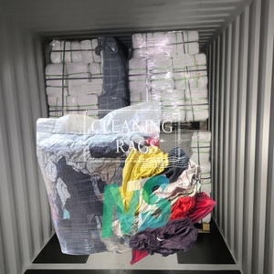 Chiffons industriels multicolores en fibres pures pour ateliers, nettoyage et outils industriels - Product Image 1