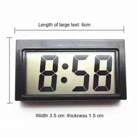 Moderne Heims chule Reise Digital anzeige Auto Uhr Großbild Quarz Mini Auto Digitaluhr Einfacher Typ Design Elektronisch
