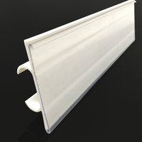 DK-29 Huasso personnalisé de qualité alimentaire profilé en PVC transparent écologique bandes d'extrusion en plastique 1000mm installation facile pharmacie