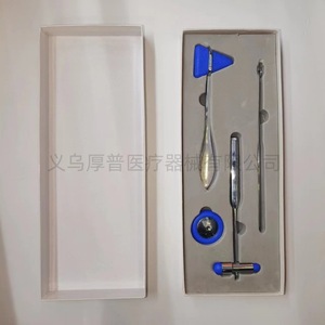 Ensemble de marteaux de percussion en trois parties, en alliage d'aluminium, marteau réflexe robuste, outil de diagnostic pour usage médical - Product Image 3
