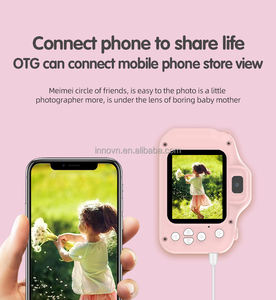 Fabrika stok çocuk dijital kamera Mickey 48 megapiksel çift lensler çocuk Selfie kameralar ile 2.0 inç IPS ekran ve MP3 - Product Image 5