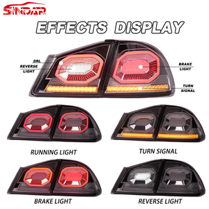 Sindar ไฟท้ายรถยนต์ LED อัตโนมัติประกอบไฟท้ายรถยนต์อุปกรณ์เสริมสำหรับฮอนด้าซีวิค8รุ่น FD Type R <span class=keywords><strong>Mugen</strong></span> <span class=keywords><strong>RR</strong></span> 2006-2015 Starry Sky Style - Product Image 4